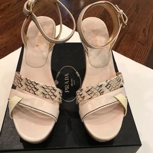 PRADA PLATFORM WEDGE EU 39.5